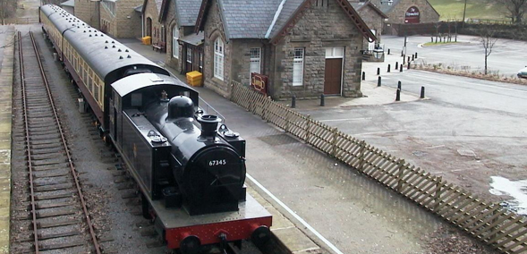 Train at the Dales Countryside Museum