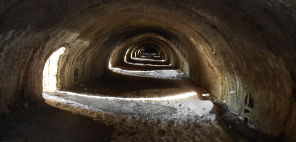 Inside a Hoffman Kiln