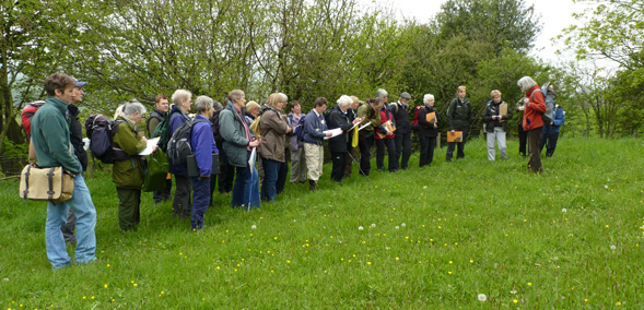 A course run by the YDNPA for local naturalists