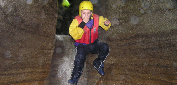 Gorge scrambling