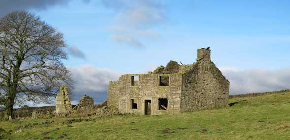 A brooding ruin in Wharfedale