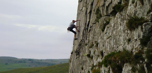 Climbing in the Yorkshire Dales